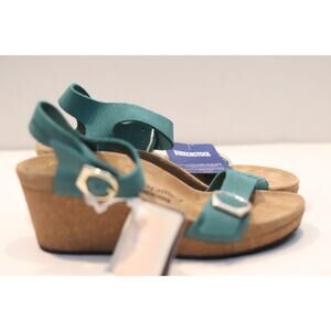 Papillio by Birkenstock Soley Leather Wedge Sandal Sz 7